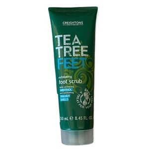 NEW!! Creightons Tea Tree Feet Exfoliating Foot Scrub with Menthol 8.45 fl oz - Picture 1 of 1