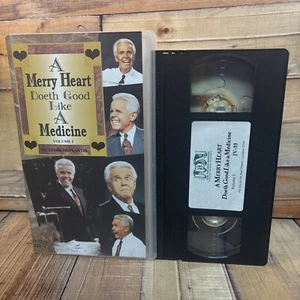 A Merry Heart Doeth Good Like A Medicine Jesse Duplaintis VHS Tape Used - Picture 1 of 4