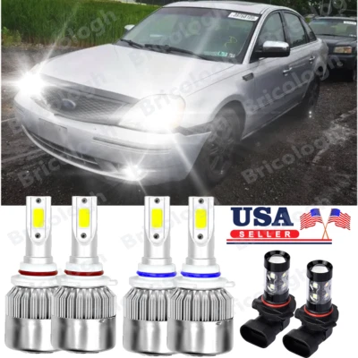 Faros antiniebla blancos 6X COB para Ford Five Hundred 2005 2006 2007 Foto 1 de 4