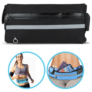 MARSUPIO SPORTIVO CORSA RUNNING BICICLETTA IMPERMEABILE PORTA CELLULARE UNISEX - Foto 1 di 5