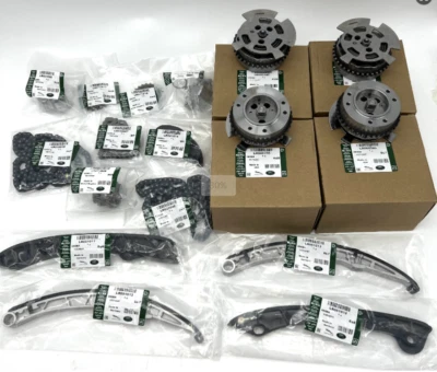 For Land Rover Jaguar F-Pace XJ XE Range Rover 5.0 Timing Chain Kit Camshaft VVT - Image 1 of 4