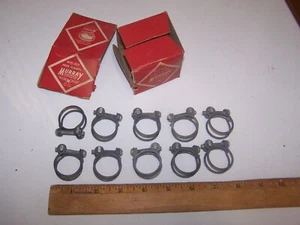 10 abrazaderas de manguera antiguas vintage de 1" con empuñadura de alambre MURRAY - Imagen 1 de 5