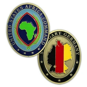 AFRICA COMMAND STUTTGART DEUTSCHLAND AFRICOM 2,25" HERAUSFORDERUNGSMÜNZE - Bild 1 von 1