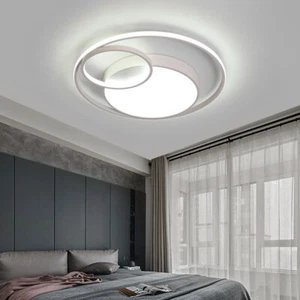 Modern Acrylic Ceiling Lights LED Lamp Bedroom Living Room Chandelier Light 55W - Picture 1 of 8