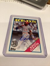 2023 Topps Update Eric Davis Autograph 1988 Topps On Card Auto REDS