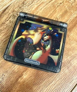 Nintendo Gameboy Advance SP GBA IPS V5 Backlit Lcd Console AGS101 Dark Charizard - Picture 1 of 4