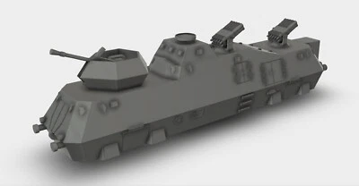 Panzerzug Artilleriewagen Flak Raketenwerfer WW2 Bausatz 3D Druck 1:160 - 1:72 - Bild 1 von 4