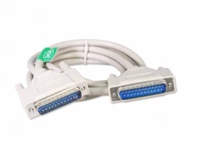DB25 Serial Port Cable 6FT Male to Male RS232 Data Transfer Adapter Cord - Picture 1 of 1