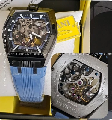 Invicta - AKULA Stealth LEGION Mechanical - Blue - Skeleton TRITNITE mens watch  - Image 1 of 4