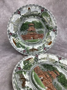 Vintage Arkansas Staffordshire Plate 10” Hot Springs Eureka Springs - Picture 1 of 8