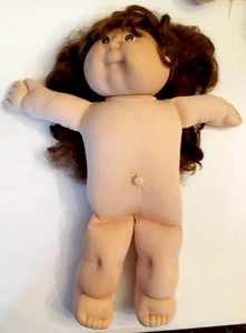 Muñeca Cabbage Patch cabello castaño y ojos 1986 obras de arte de los Apalaches molde Coleco 12 - Imagen 1 de 5