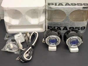 RARE PIAA 959 Ion Blue Projector Fog Lights 90s JDM Eleanor Vintage Retro 9593 - Picture 1 of 10