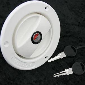 Einfüllstutzen Wasser Frischwassertank Tankdeckel Wohnwagen Wohnmobil weiß New - Picture 1 of 5