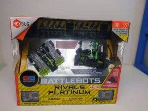 Hexbug Battlebots Rivals Platinum Whiplash & Sawblaze Box Damaged - Picture 1 of 3