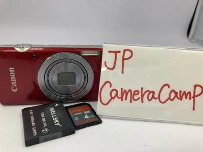 Excellent Canon IXY 160 IXUS 165 PowerShot ELPH 165 Digital Camera red 1635 - Image 1 of 4