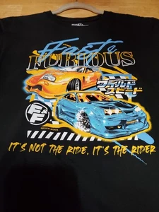Camiseta Fast & Furious Para Hombre M Negra Gráfica Película Promo Camisa Manga Corta  - Imagen 1 de 11