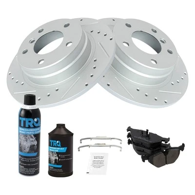TRQ BKA20590 Brake Kit For BMW 323i 1998-1999 Rear 34211157334 Foto 1 de 4