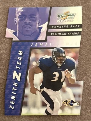 2001 Score Select Jamal Lewis Zenith Z Team Die Cut Insert /100 Ravens #ZT-32 - Image 1 of 2