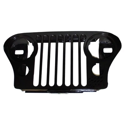 Crown Grille Fits 1972-1983 Jeep CJ-5 Black Grille for 1972-1986 Jeep CJ-5, CJ-6 - Imagem 1 de 4