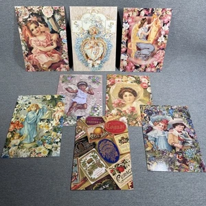 Lot of 8 Vintage Greeting Cards Gifted Line John Grossman 1995 USA Nostalgic - Bild 1 von 17