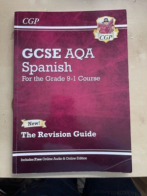 AQA GCSE Spanish Revision Guide for Grade 9-1 Course CGP Books - Image 1 of 2