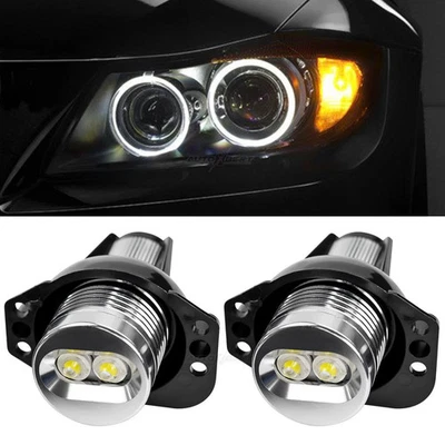 2Pcs LED Standlicht Ringe Angel Eyes Marker Für BMW E90~E91 Frontscheinwerfer - Bild 1 von 4