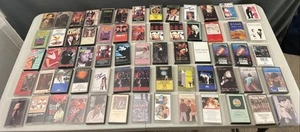 65 Cassette tapes lot Rare Rock Pop Blues Classic Heavy 80s Journey Elvis Tape - Picture 1 of 24