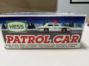 RARE VINTAGE 1993 HESS TOY TRUCK THE PATROL POLICE CAR NEW IN BOX old stock - Bild 1 von 6