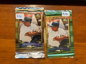 1994 Topps Finest Baseball 2 Pack Lot - Wax Packs - Factory Sealed Series 1 & 2 - Picture 1 of 2