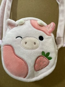 Squishmallows RESHMA Strawberry COW crossbody bag ~ adjustable strap - Picture 1 of 6