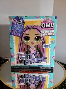 2021 LOL Surprise OMG World Travel CITY BABE Fashion Doll Includes 15 Surprises - Picture 1 of 11