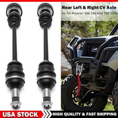 2X Rear ATV CV Axles For Arctic Cat Prowler 550 XT550 650 XT650 XT700 HDX500 700 Foto 1 de 4