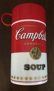 Vintage Campbells Suppenthermoskanne - Behälter Becher komplett mit Deckel 1999 - Bild 1 von 8