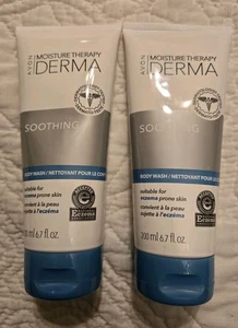 AVON Feuchtigkeitstherapie Derma beruhigendes Duschgel für Ekzeme 6,7 Oz Tuben Menge 2 - Bild 1 von 3