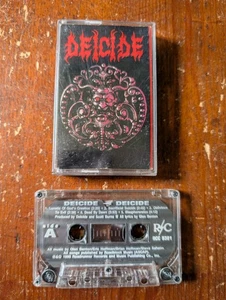 Deicide Self Titled Debut Cassette Tape 1990 Death Metal Music Glen Benton - Picture 1 of 4