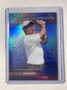2023 Upper Deck Goodwin Champions Platinum Aquamarine TIGER WOODS 65/75 #P2 - Picture 1 of 2