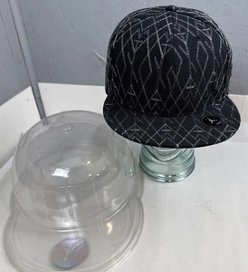 De colección Air Jordan Jump Man Sombrero Ajustado 7 5/8 Gorra de Recuerdo 2006 Flatbill Geométrico - Imagen 1 de 8