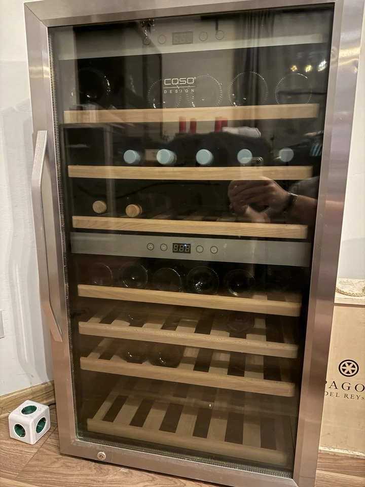 CASO Wine Comfort 66 - Weinkühlschrank, bis zu 66 Flaschen, 2 Zonen (ohne Inhalt - Bild 1 von 1