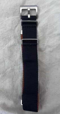 Hamilton Khaki Navy Scuba Nylon Black & Orange Strap H823050 - Image 1 of 4