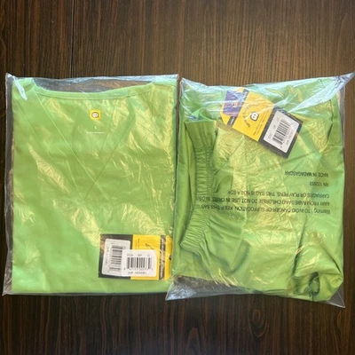 WonderWink Origins Flare Leg Unisex Scrub Set Men Women Large Tall Green Apple - Image 1 of 4