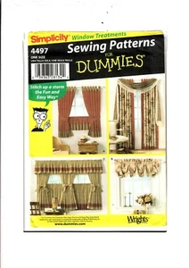 Simplicity 4497 Sewing pattern Home Decor WINDOW TREATMENTS Uncut, FF - Picture 1 of 2