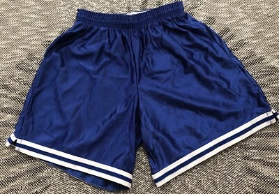 Pantalones Cortos Atléticos Vintage Eagle Estados Unidos Años 90 Azul Rayas Jóvenes Grandes EE. UU. Foto 1 de 4