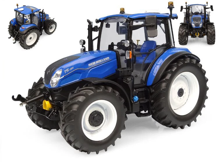 Modellino Universal Hobbies TRATTORE NEW HOLLAND T5.120 DUAL COMMAND 2025 1:32 - Immagine 1 di 1