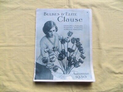 Bulbes D Elite CLAUSE - Automne 1930 • 12€
