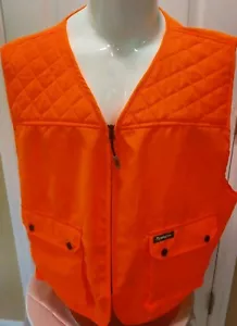 Remington Blaze Orange Hunting Vest Mens L/XL Snap Pockets Safety - Picture 1 of 9