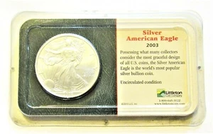 2003 AMERICAN SILVER EAGLE $1  UNCIRCURLATED #200155 - Picture 1 of 1