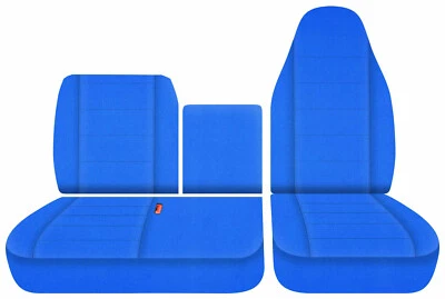 Подходит для 01–08 Chevrolet GMC серии W3500 W4500 W5500 чехлы на сиденья грузовика 40/60 - Изображение 1 из 2