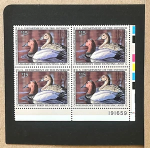 USA #RW60 Sehr guter Erhaltungszustand NH-Platte # Block 4 Katalog 125,00 $ - Bild 1 von 2