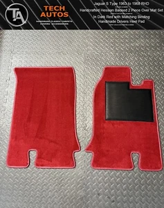 Juego de alfombrillas hechas a mano a pedido pila profunda acolchada Ford Escort Mk3 y Mk4 - Imagen 1 de 12