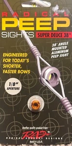 RAD peep sight, 1/8, radical archery designs - Picture 1 of 2